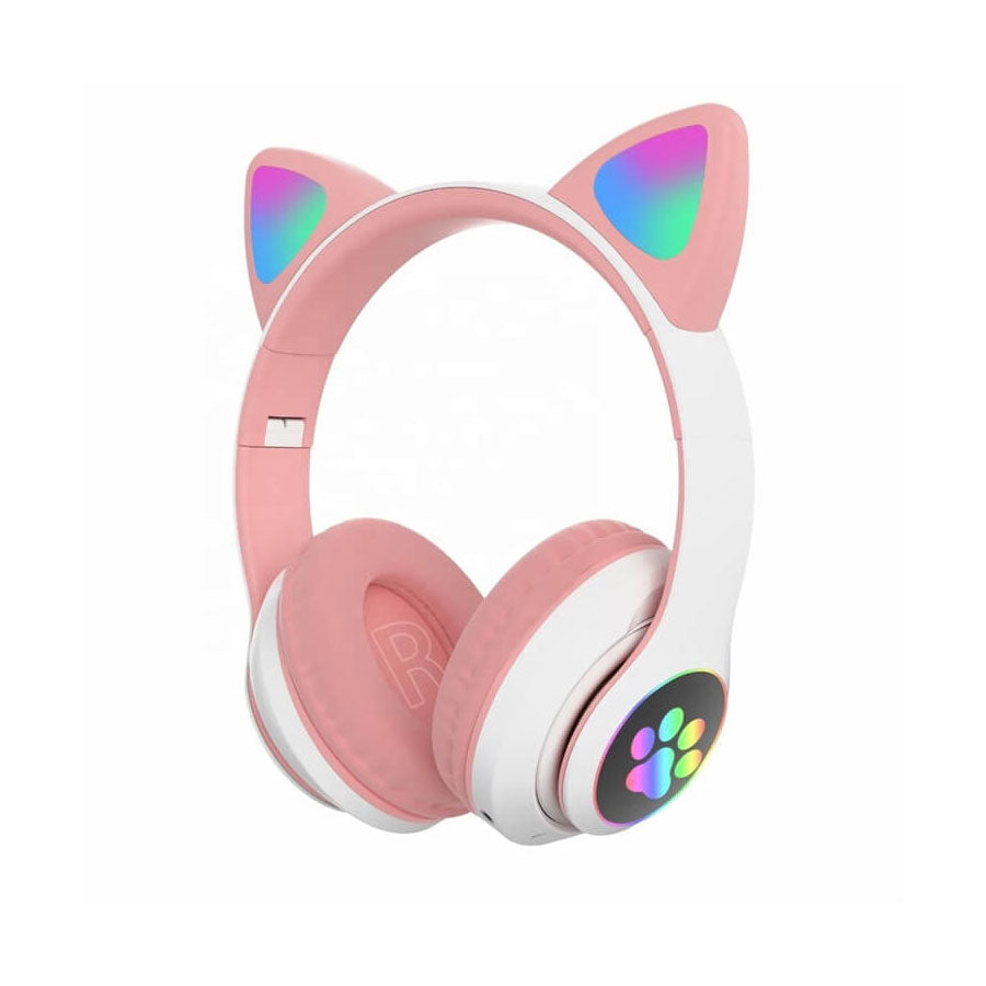 STN 28 Cat Kitty EAR Wireless Headset Colorful Light's