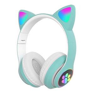 STN 28 Cat Kitty EAR Wireless Headset Colorful Light's