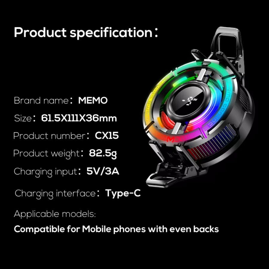MEMO NEW CX15 MOBILE COOLING FAN