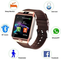 DZ09 Bluetooth Smartwatch with SIM & SD Slot, Touchscreen, Fitness Tracker