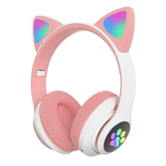 STN 28 Cat Kitty EAR Wireless Headset Colorful Light's